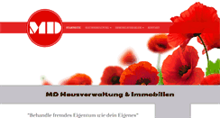 Desktop Screenshot of hausverwaltung-md.de