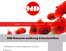 Tablet Screenshot of hausverwaltung-md.de